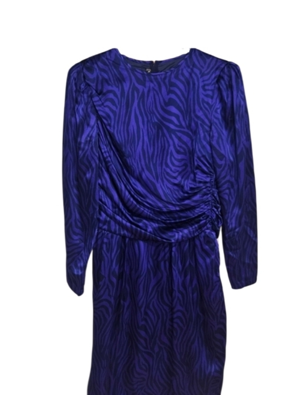 LOUIS FERAUD Vintage Silk Animal Print Dress